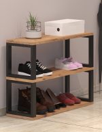 dekoratif ayakkabilik 40x20 profil i̇skelet 2 katli