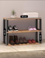 dekoratif ayakkabilik 40x20 profil i̇skelet 2 katli