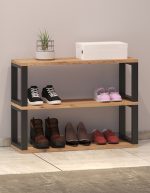 dekoratif ayakkabilik 40x20 profil i̇skelet 2 katli